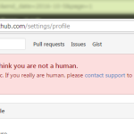 GitHub 先生に「おぬし、さては人間ではないな?」と言われた